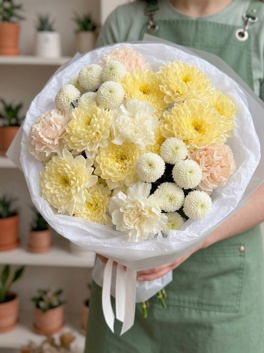 Авторский букет «Яркое сияние»